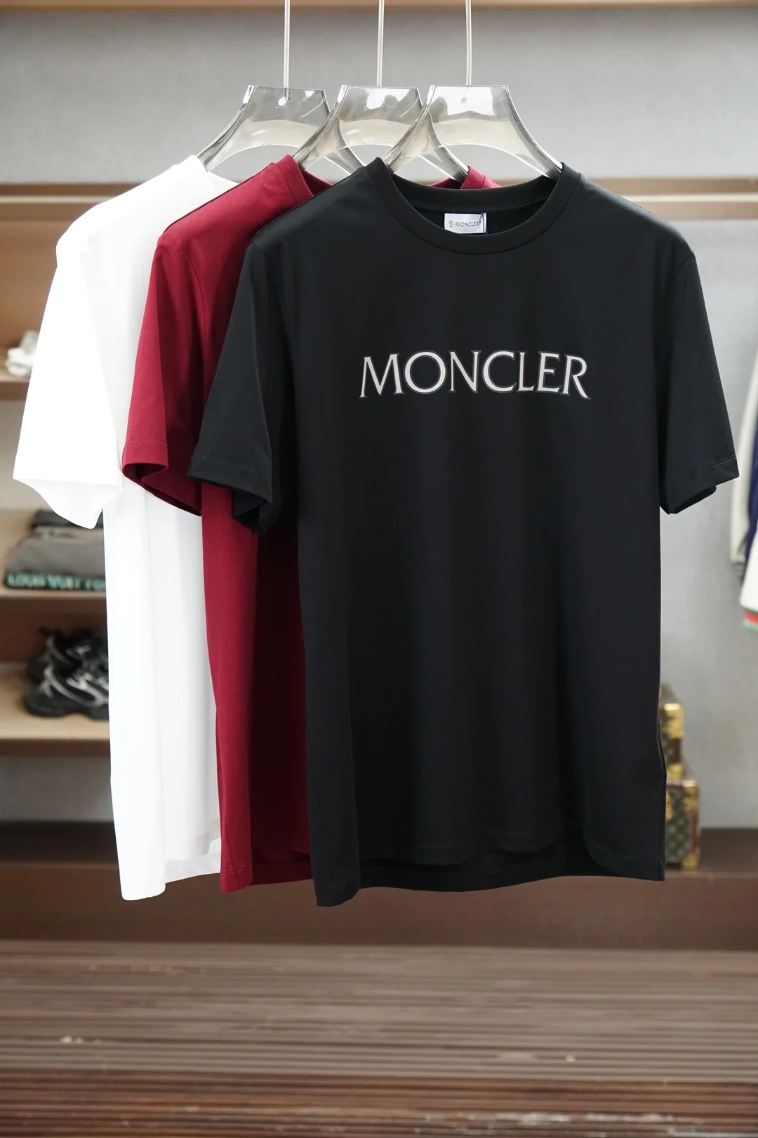 몽클레어 로고 반팔 티셔츠 남성 상세 이미지 1