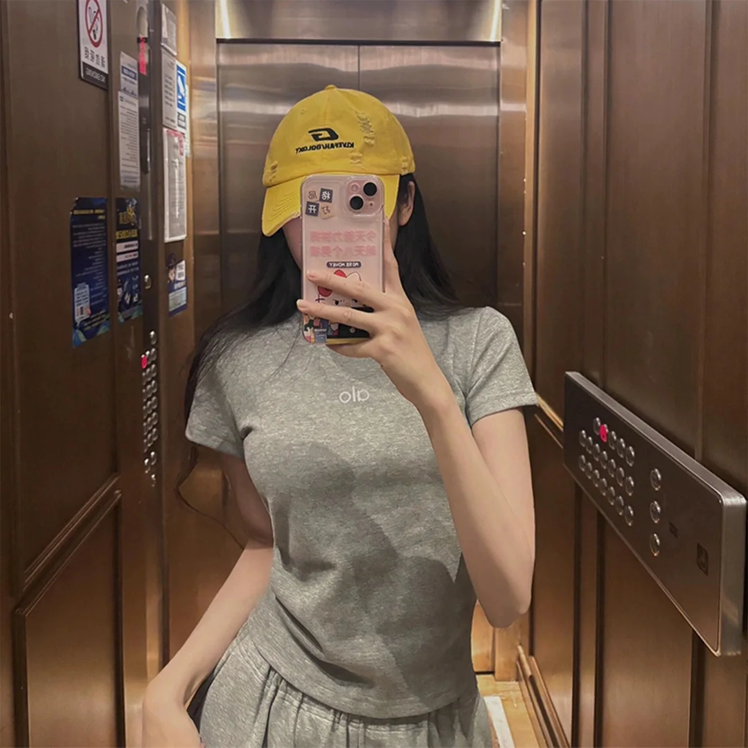 알로 반팔 티셔츠 여성 상세 이미지 1