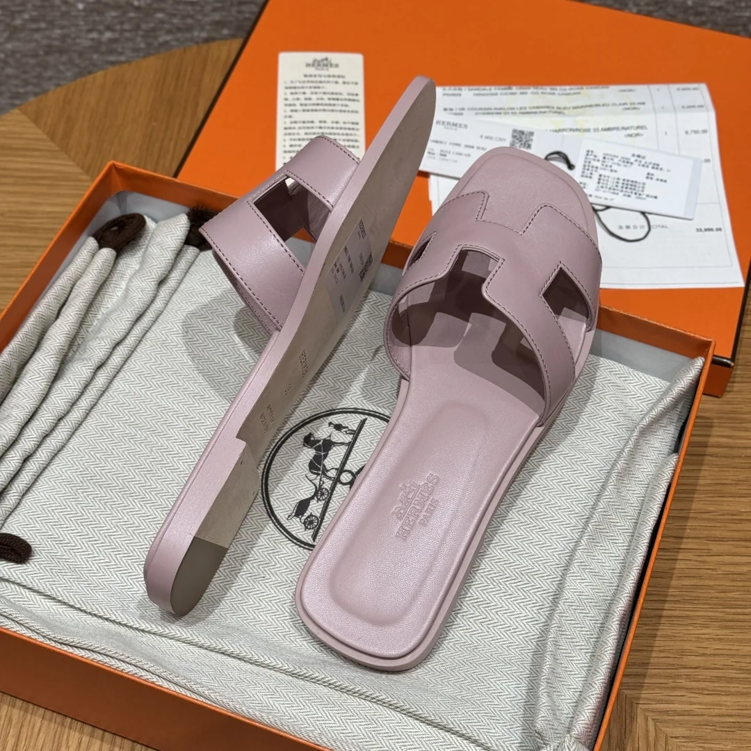 에르메스 오란 램스킨 슬리퍼 상세 이미지 1