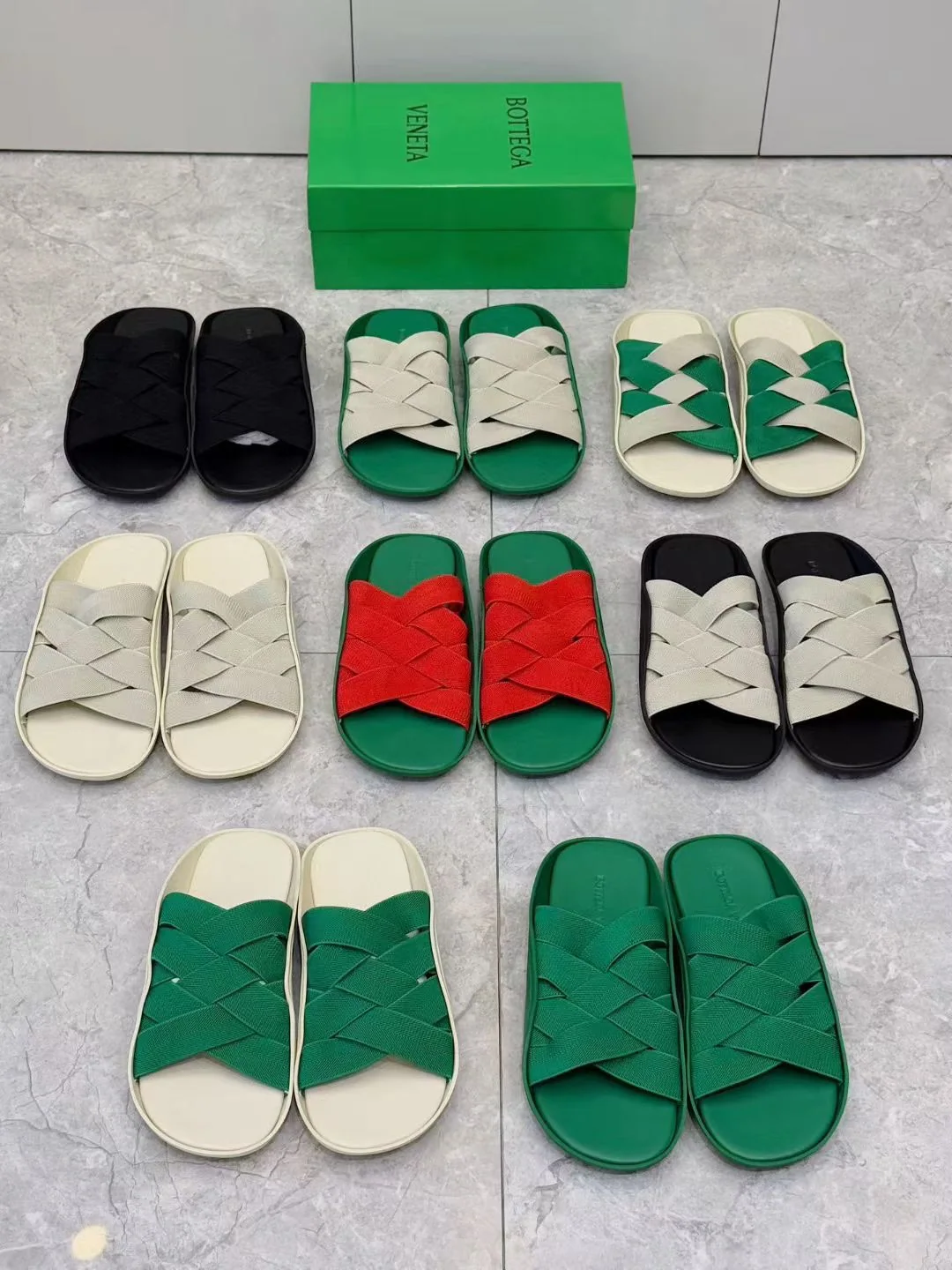 보테가베네타 웨이브 인트레차토 뮬 샌들 상세 이미지 9