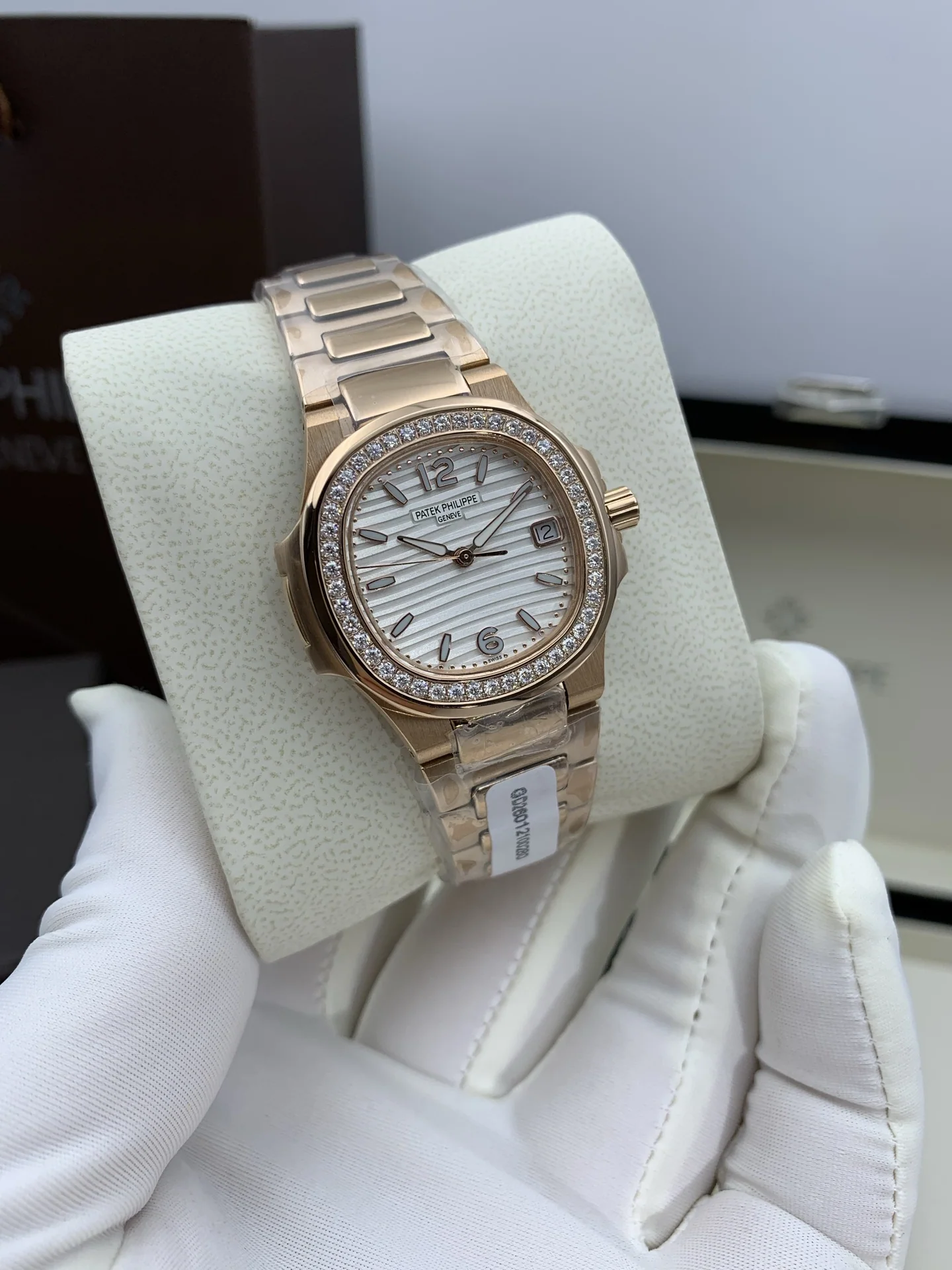 파텍필립 노틸러스 다이아 스틸 여성용 레플리카 44188 Patek Philippe 상세 이미지 2