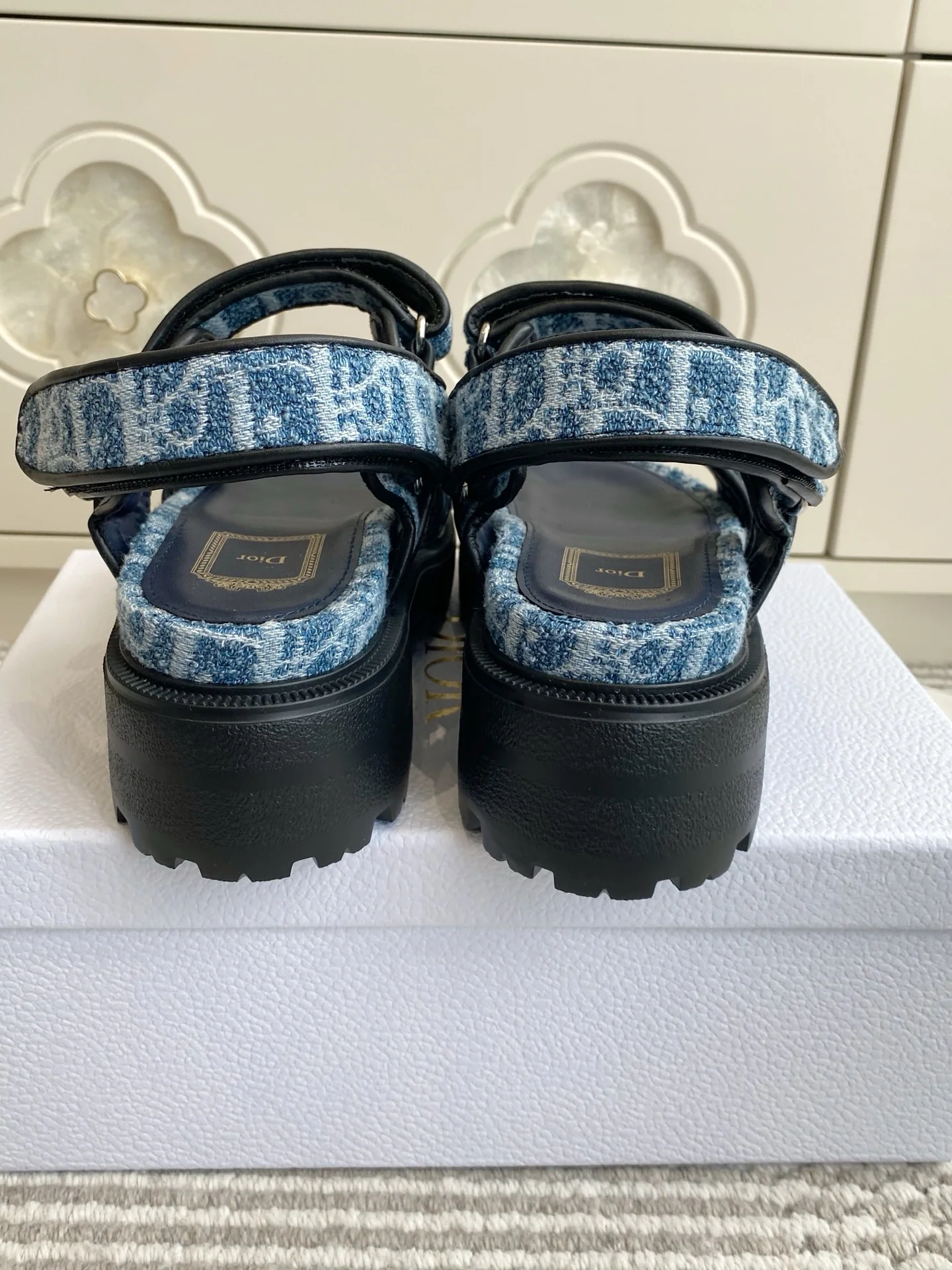 디올 마이 더블 스트랩 플랫폼 샌들 상세 이미지 8