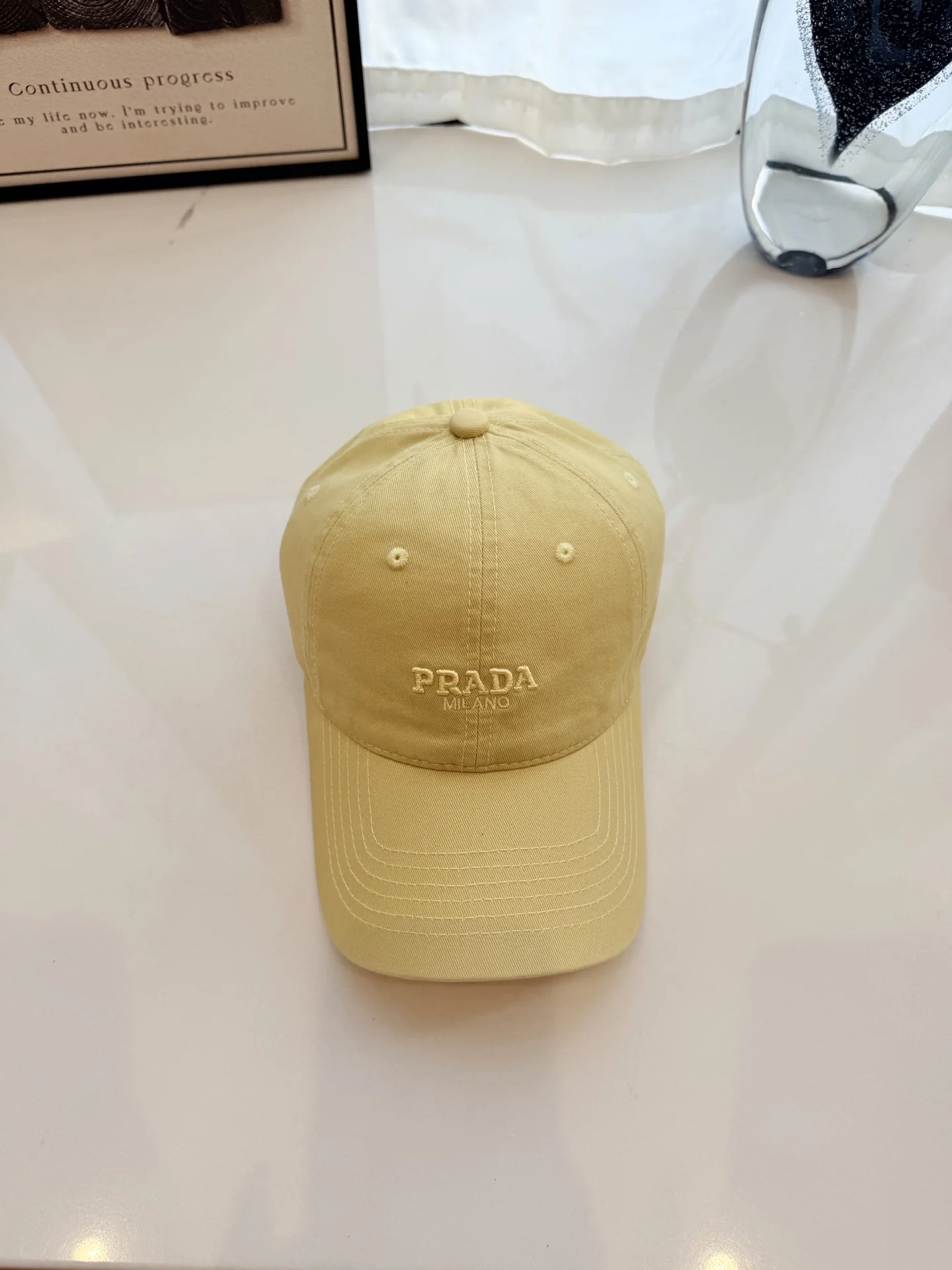 프라다 심플 캐주얼 야구모자 상세 이미지 6