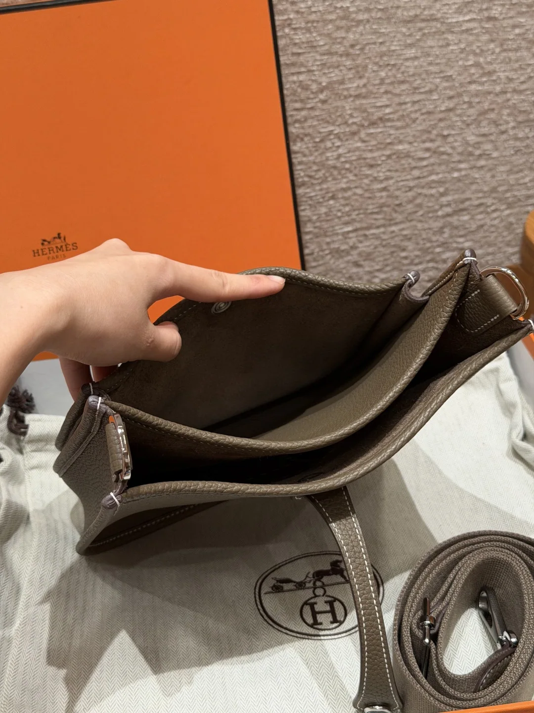 에르메스 에블린 23 cm 가방 상세 이미지 7