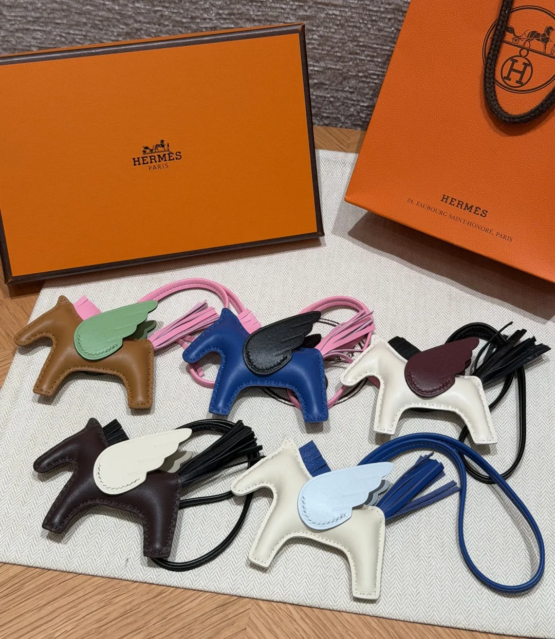 에르메스 로데오 H 본가죽 키링 상세 이미지 6