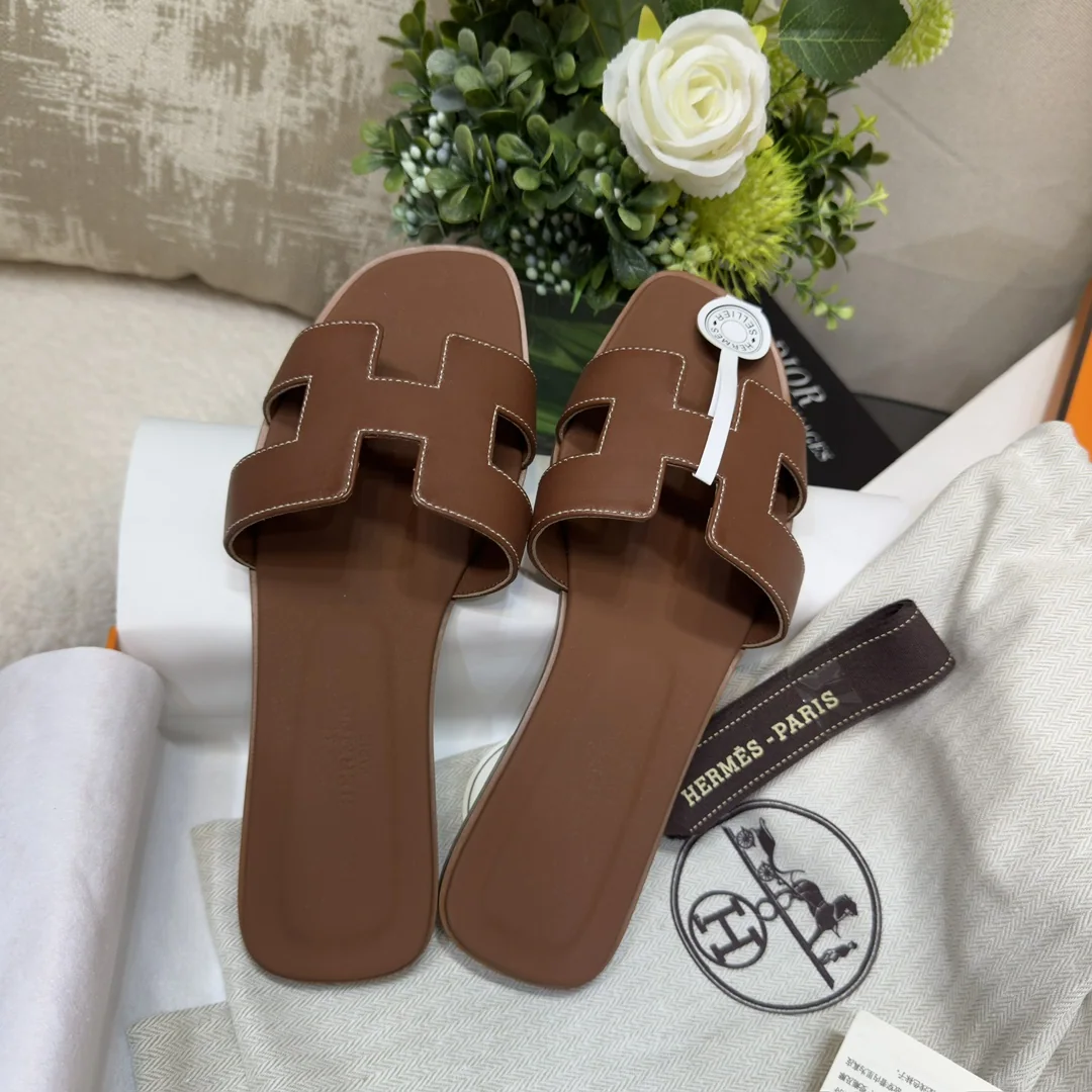 에르메스 H 컷아웃 슬리퍼 상세 이미지 6