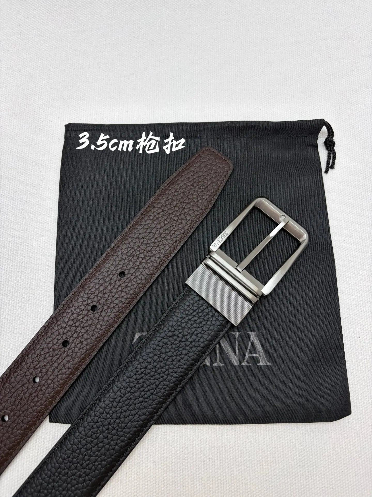 제냐 가죽 벨트 상세 이미지 3