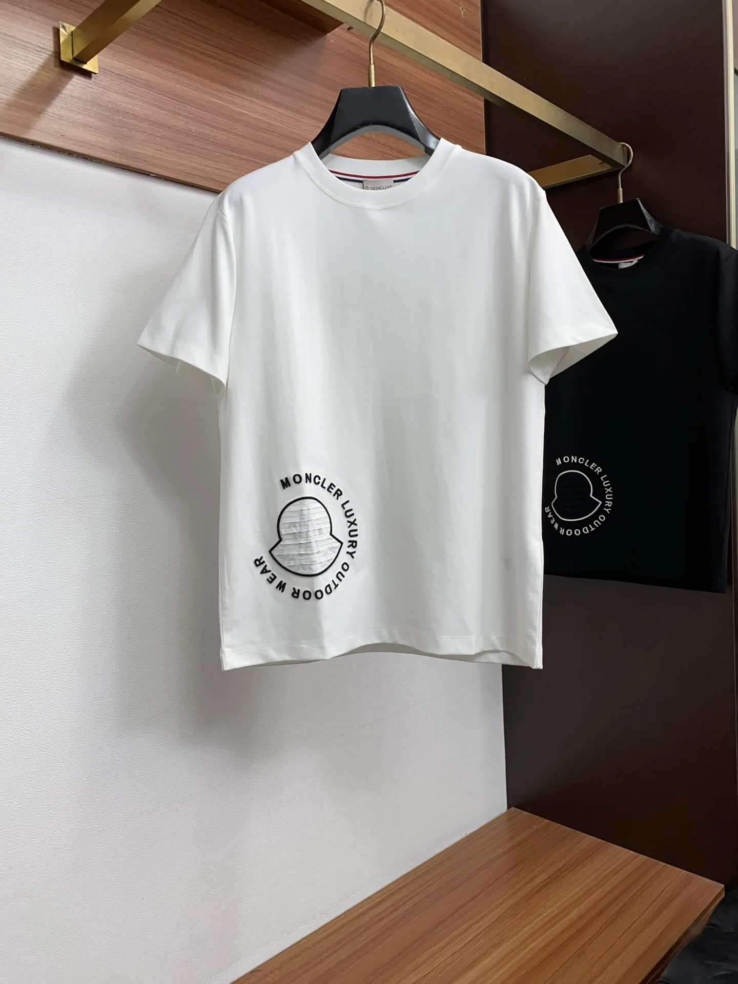 몽클레어 코튼 크루넥 여성 반팔 티셔츠 151862