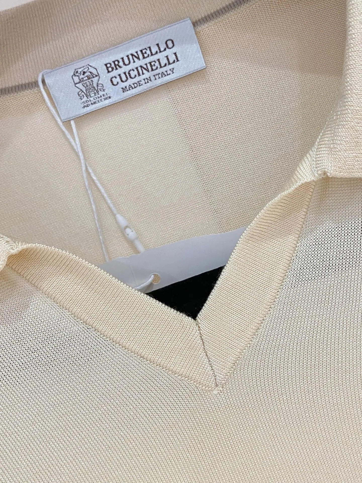 브루넬로쿠치넬리 남성 린넨 혼방 반팔 티셔츠 상세 이미지 6
