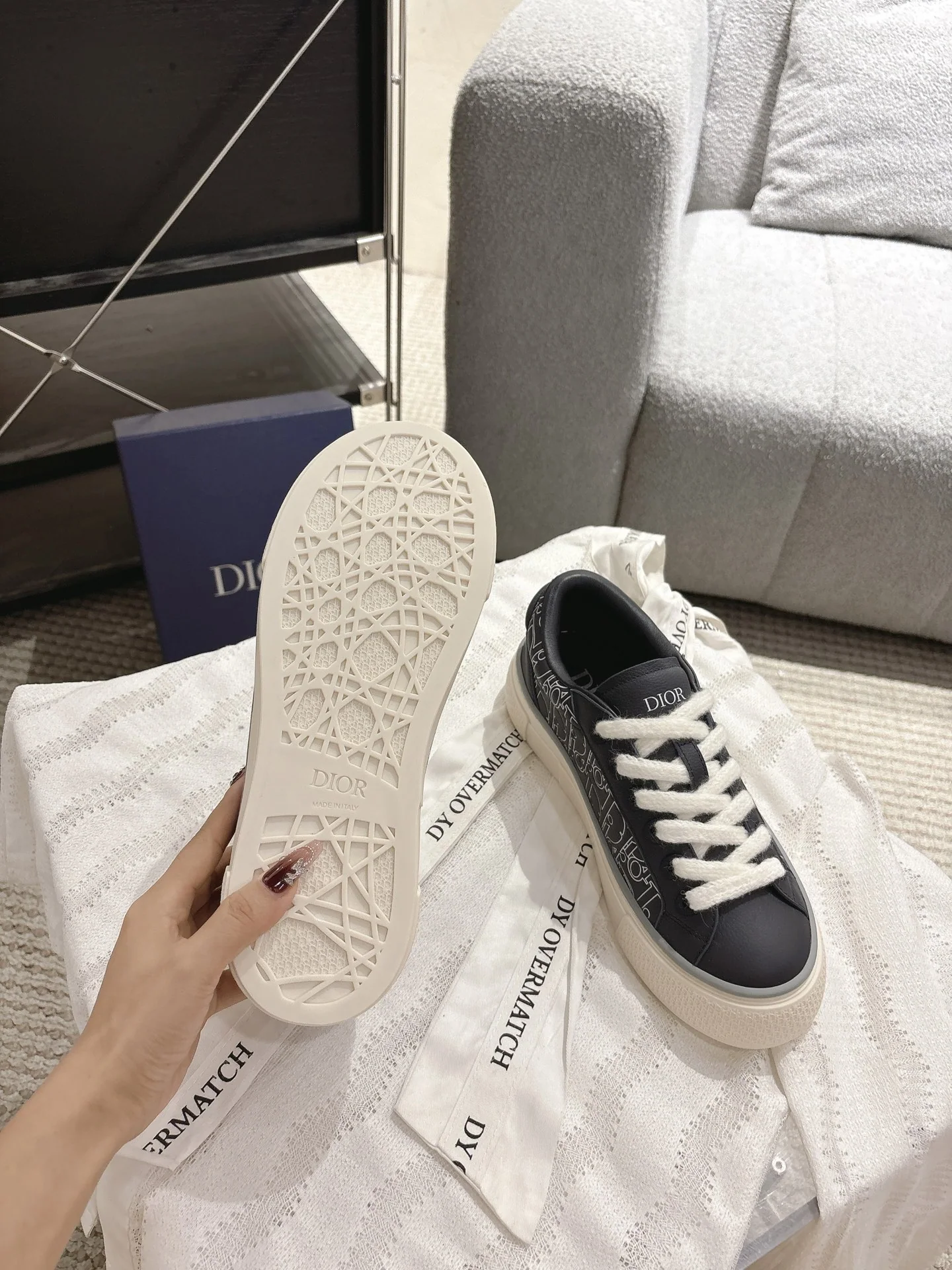 디올 커플 캐주얼 스니커즈 8715 상세 이미지 5