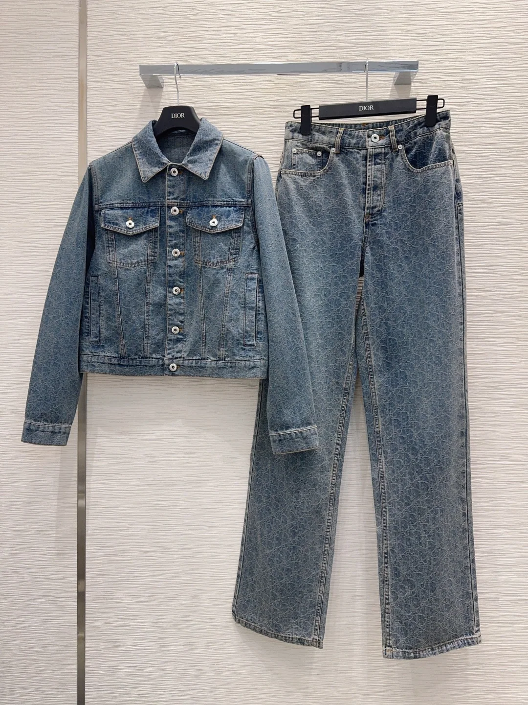 디올 데님 배색 여성 자켓 상세 이미지 9