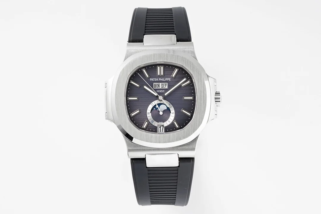 파텍필립 노틸러스 5726 애뉴얼 캘린더 러버스트랩 스틸 PPF 공장 레플리카 44074 Patek Philippe 상세 이미지 1