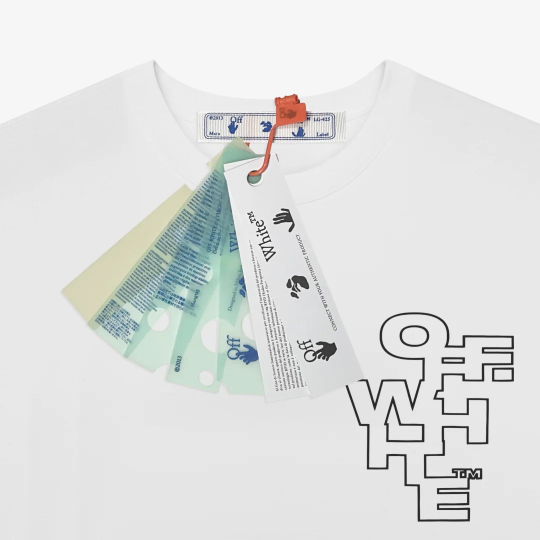 오프화이트 남성 반팔 티셔츠 상세 이미지 4