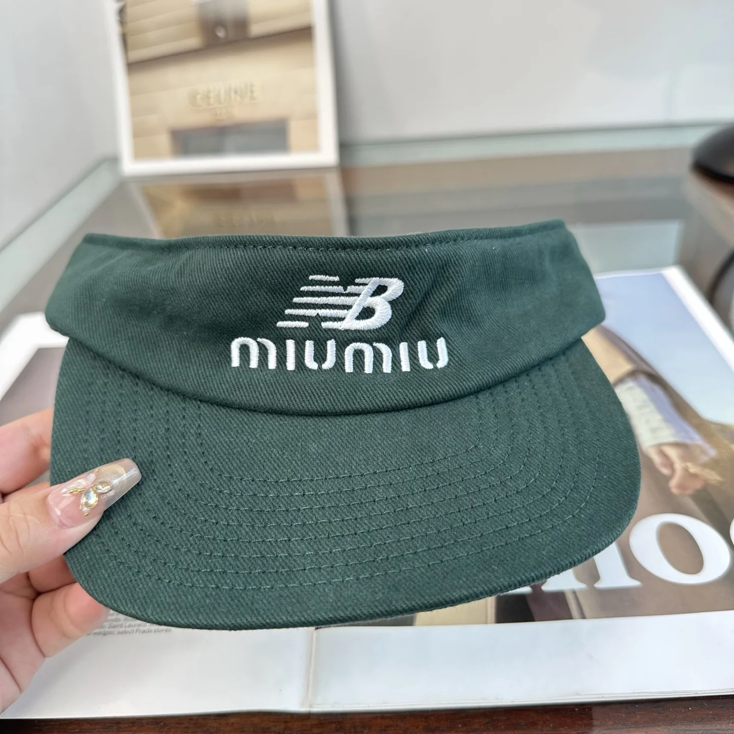 미우미우 써머 바이저 캡 상세 이미지 6