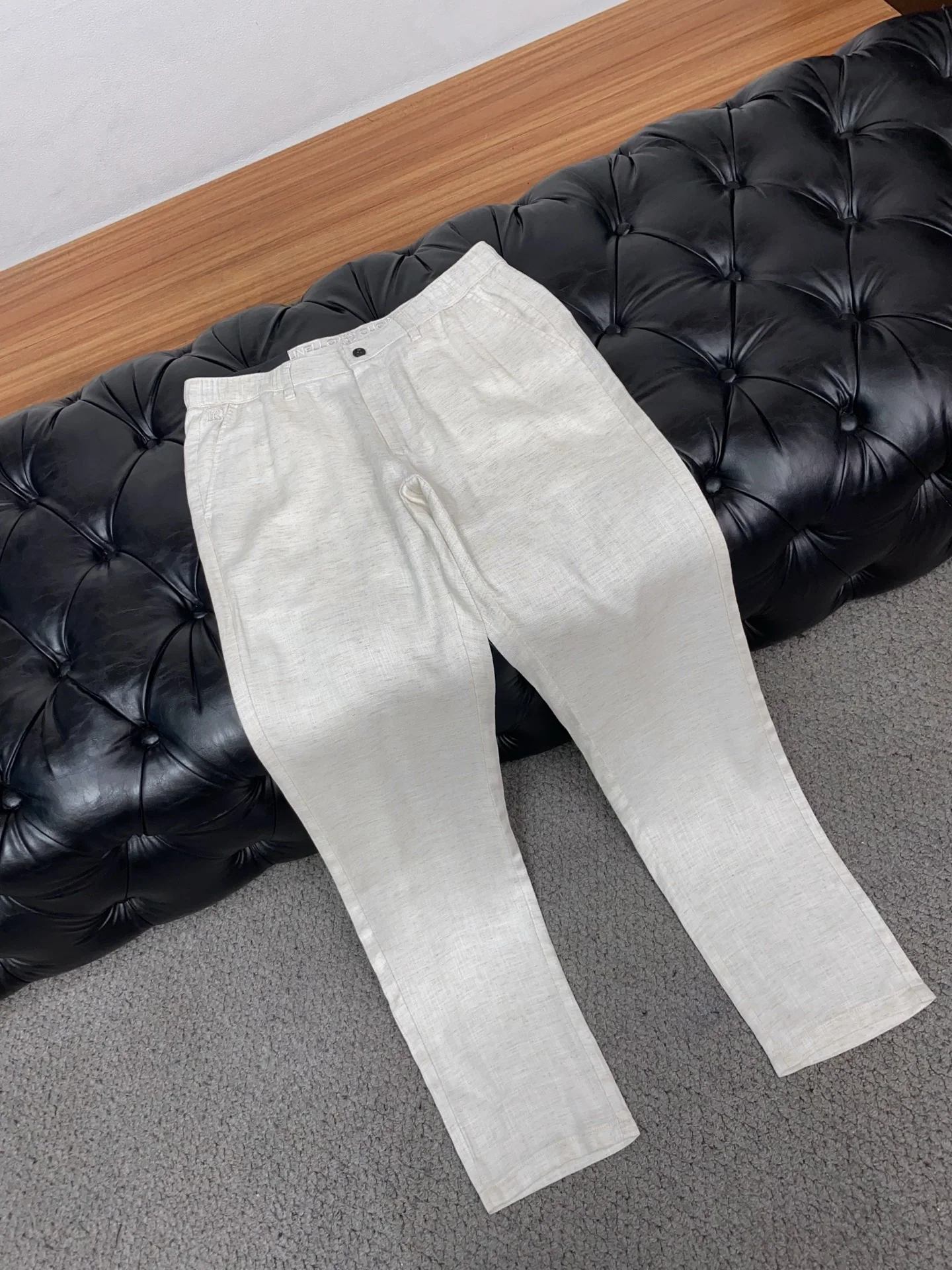 브루넬로쿠치넬리 린넨 캐주얼 남성 바지 2026 SS 상세 이미지 6