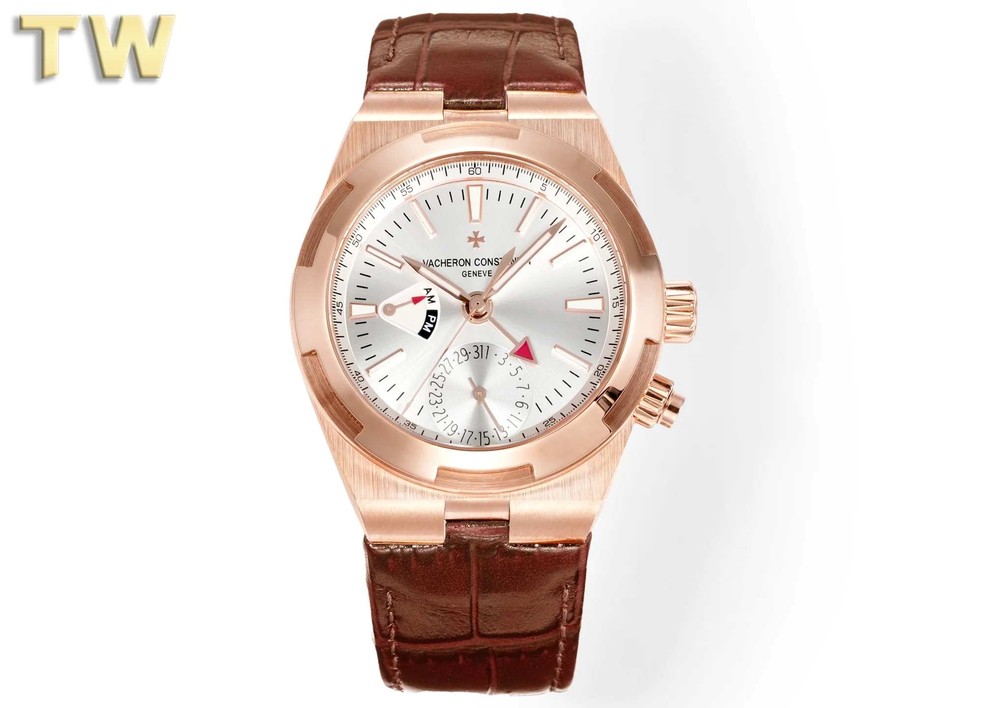 바쉐론 콘스탄틴 오버시즈 스틸 자동 5110 DT 레플리카 43634 Vacheron Constantin