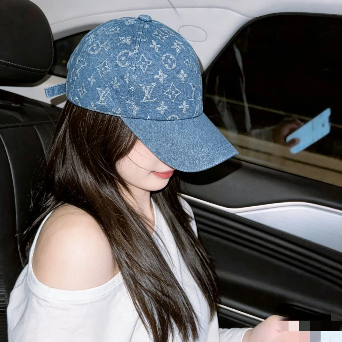루이비통 데님 모노그램 베이스볼 캡 186299