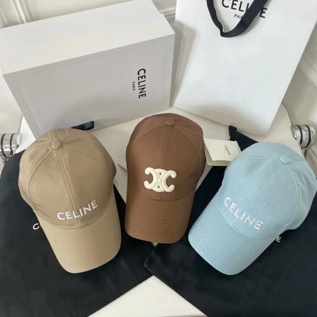 셀린느 카키 자수 베이스볼 모자 상세 이미지 9