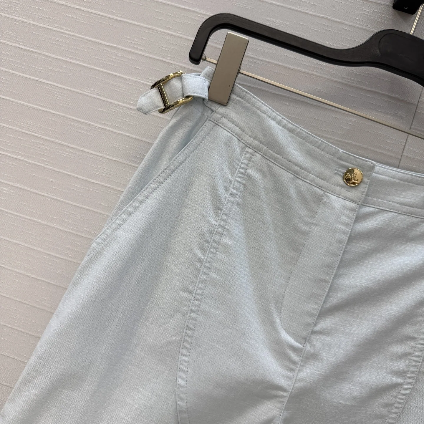 루이비통 코튼 린넨 카고 스트레이트 팬츠 상세 이미지 3