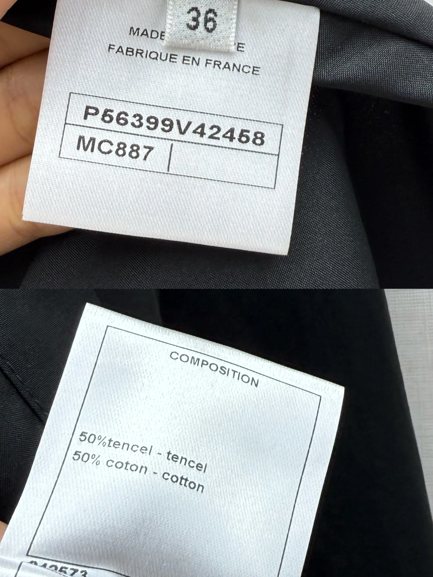 샤넬 더블 C 브로치 카라 플레어 여성 원피스 상세 이미지 9