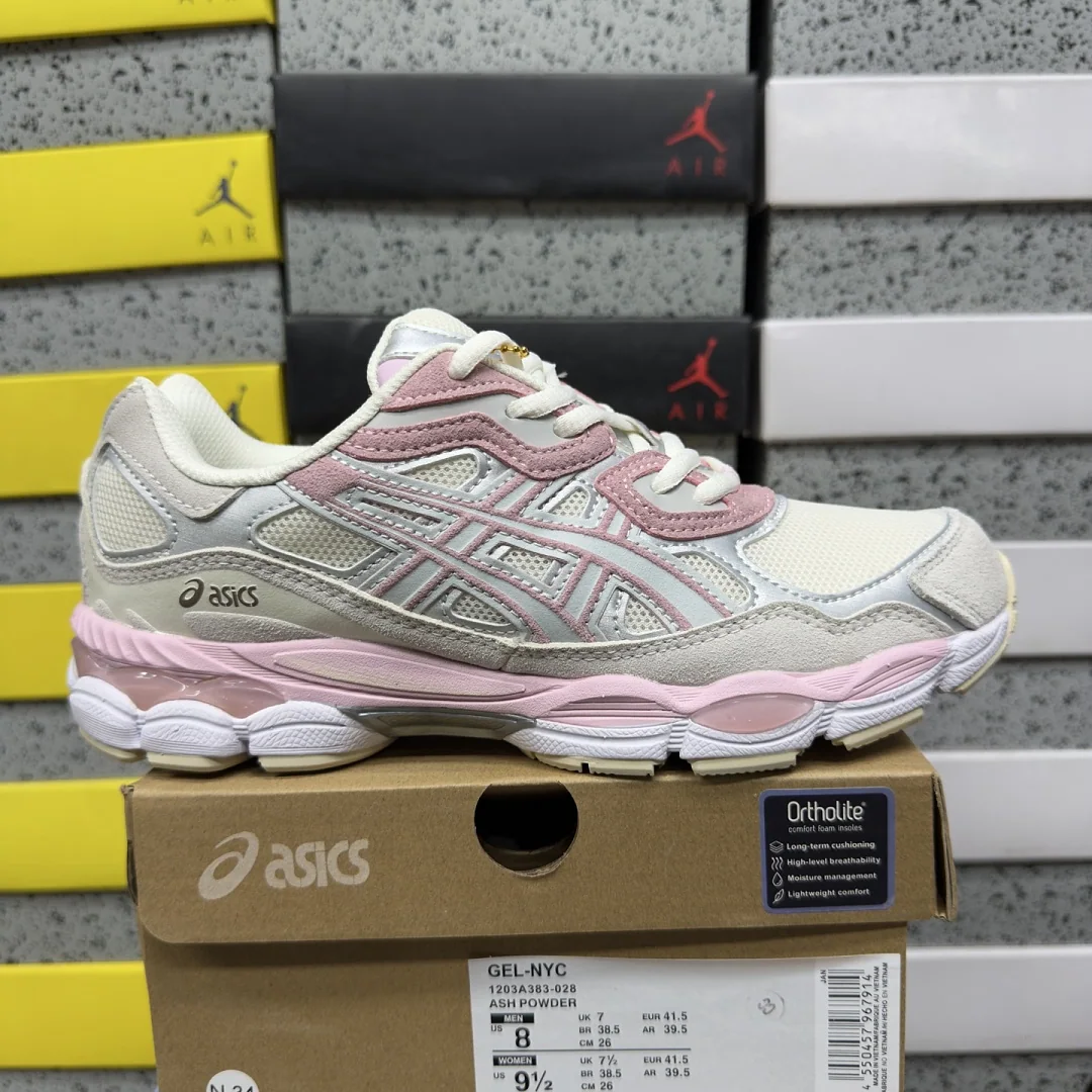 아식스 [WZ] 젤 NYC 1203A383-028 200464 Asics Gel-NYC Concrete Barely Rose