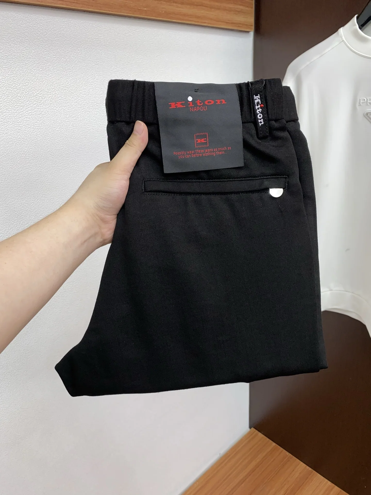 키톤 남성 캐주얼 바지 2026 SS 상세 이미지 1