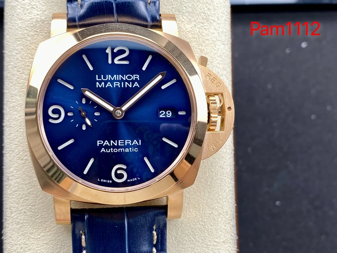 파네라이 PAM1112 44MM316 L 로즈 골드 시계 상세 이미지 9