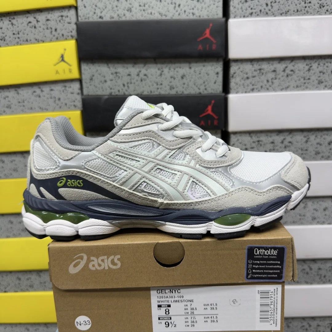 아식스 [WZ] 젤 NYC 1203A383-109 200468 Asics Gel-NYC White Glacier Grey