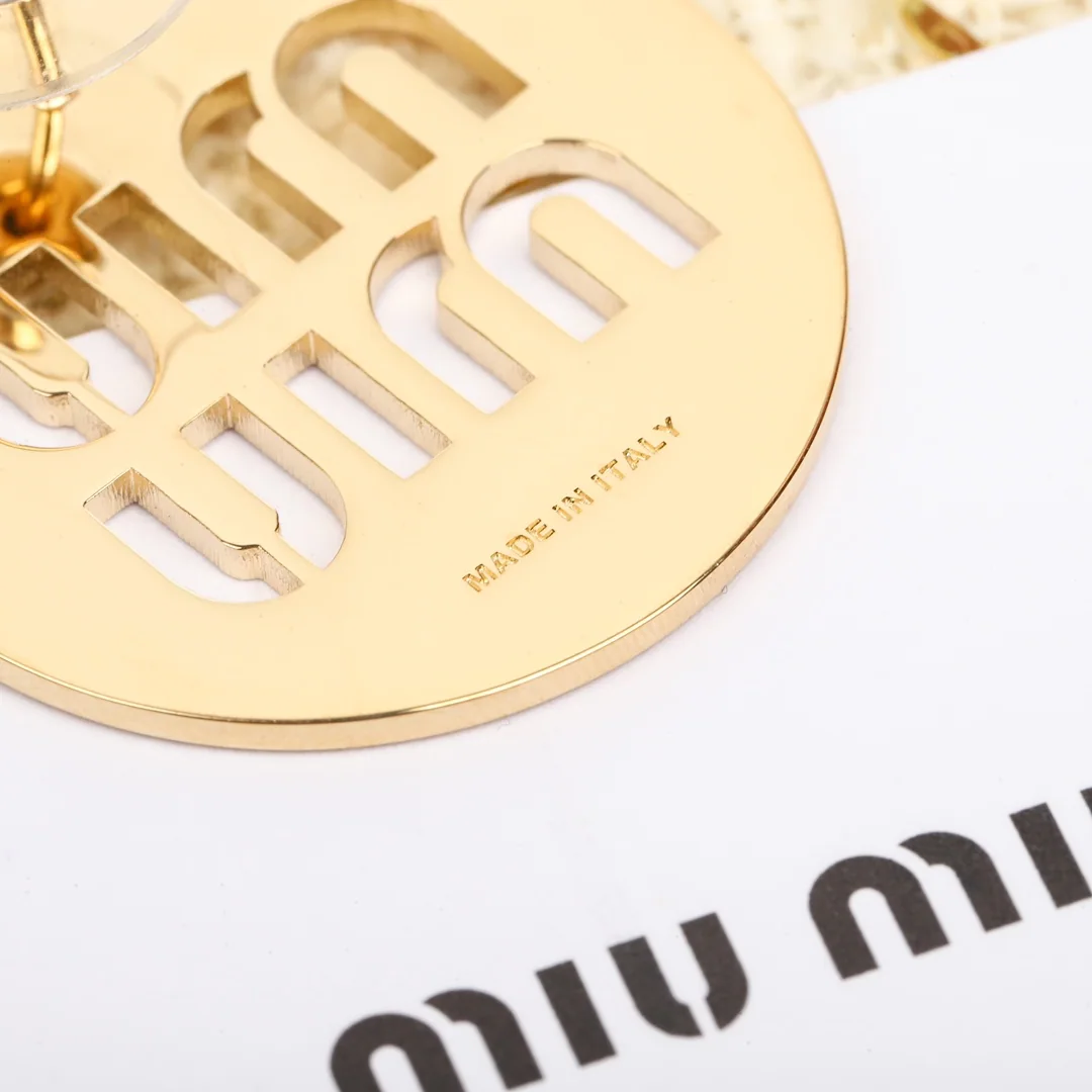미우미우 큐빅 장식 귀걸이 상세 이미지 6