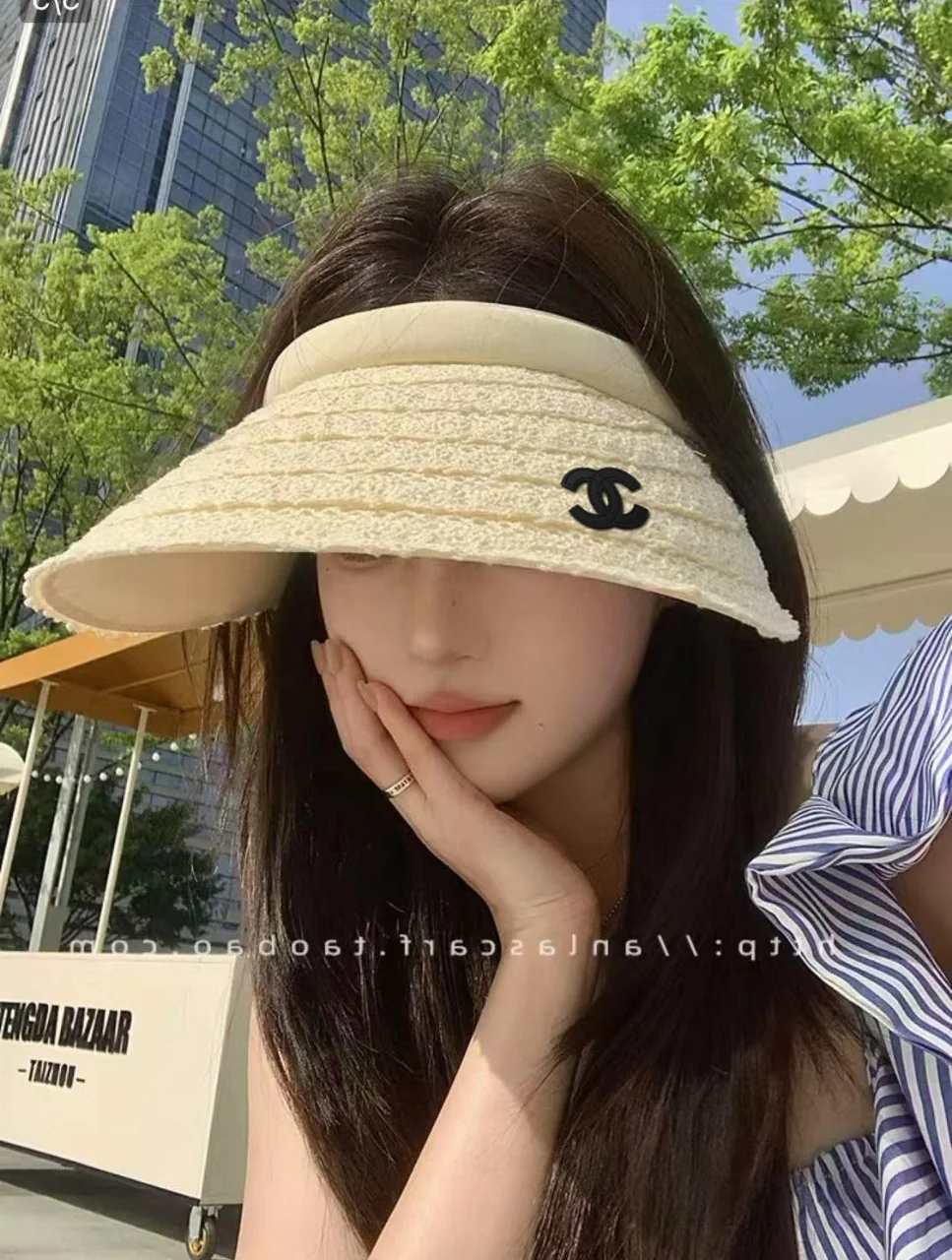 샤넬 비치 리조트 스타일 바이저 상세 이미지 3