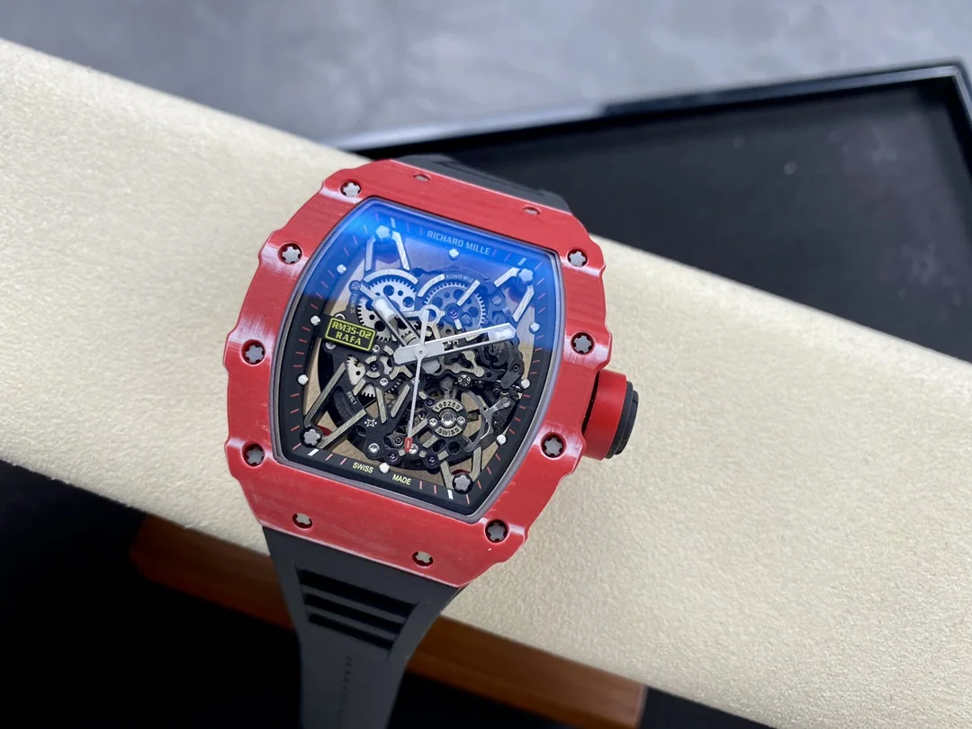 리차드밀 RM 35-02 블랙 화이트 NTPT 카본 TPT 카본 티타늄 남성 시계 레플리카 44835 Richard Mille 상세 이미지 4