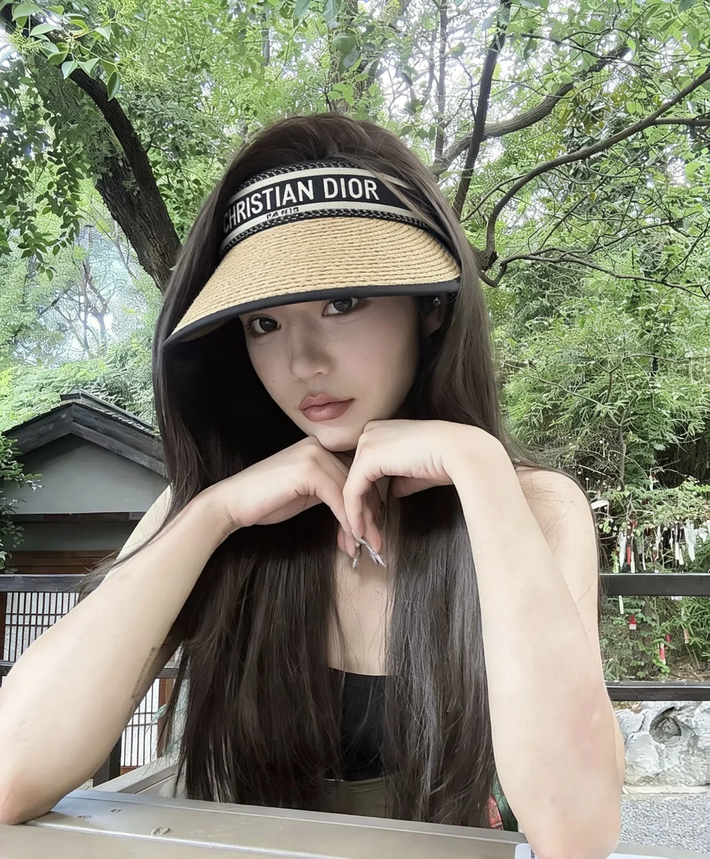 디올 바이저 모자 상세 이미지 8