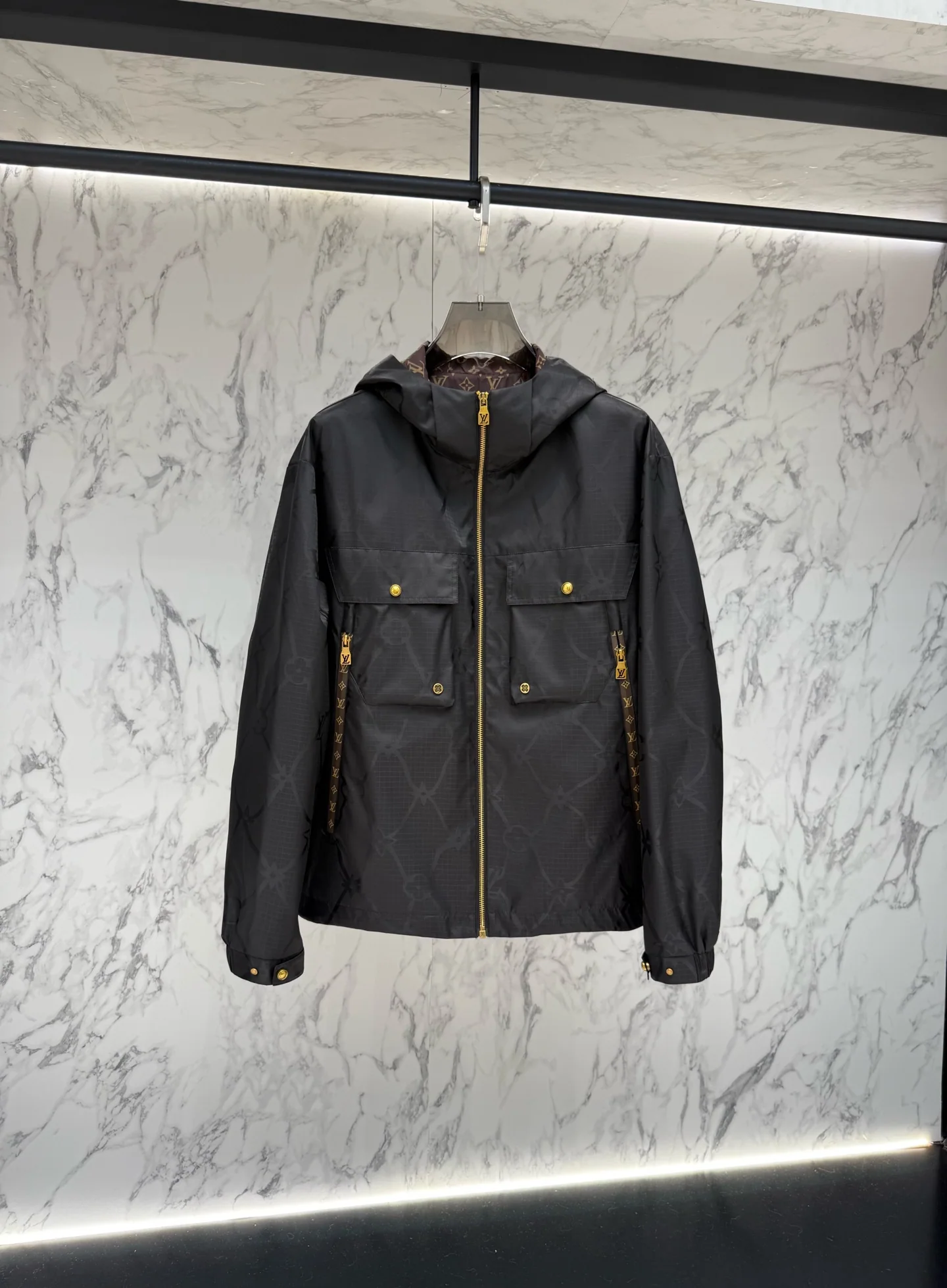 루이비통 26 SS 후드 집업 자켓 19428 Louis Vuitton 상세 이미지 1