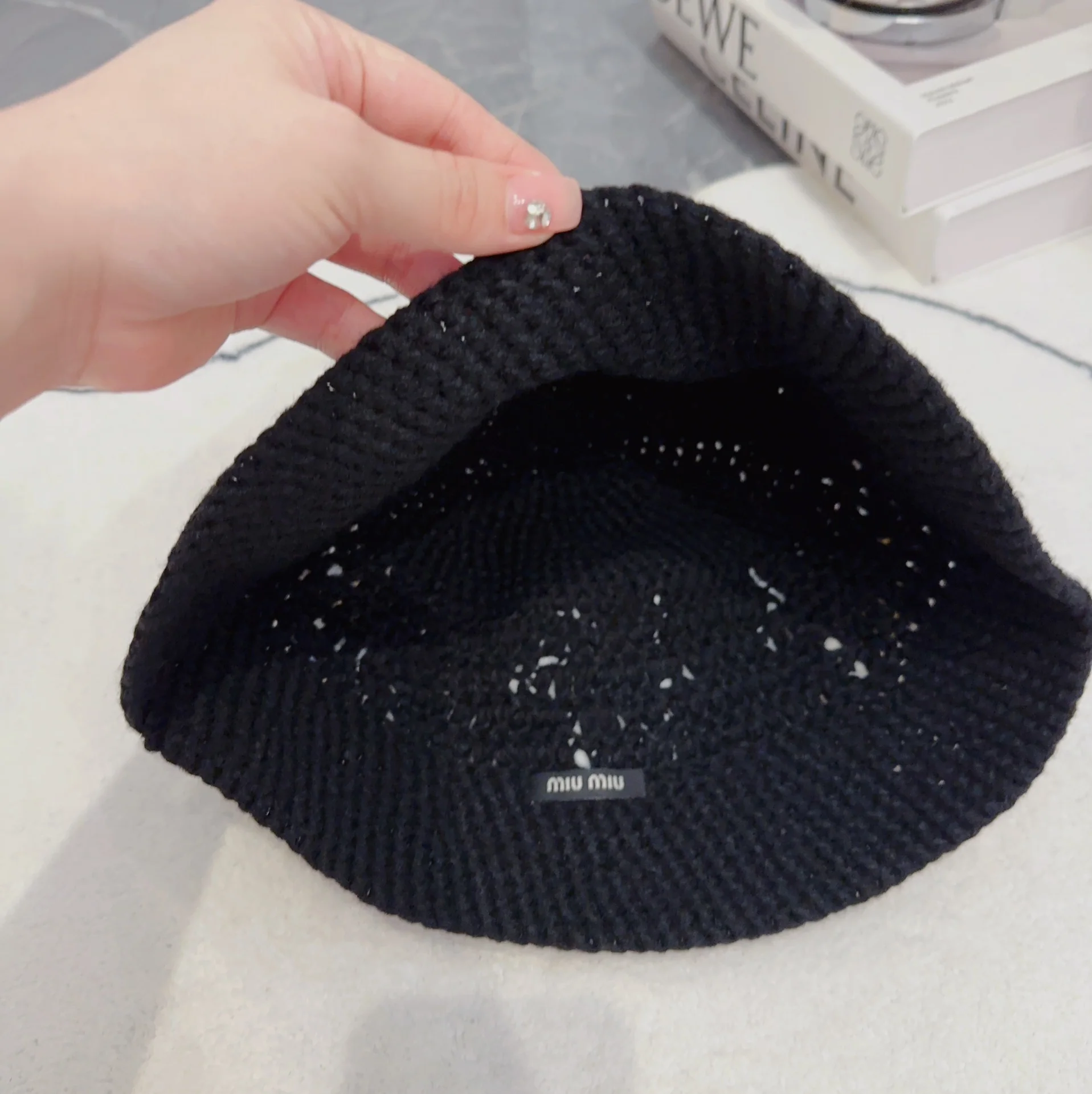 미우미우 모자 81127 Miu Miu Cap 상세 이미지 6