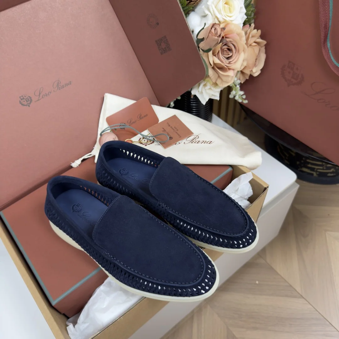 로로피아나 스웨이드 남성용 로퍼 156909