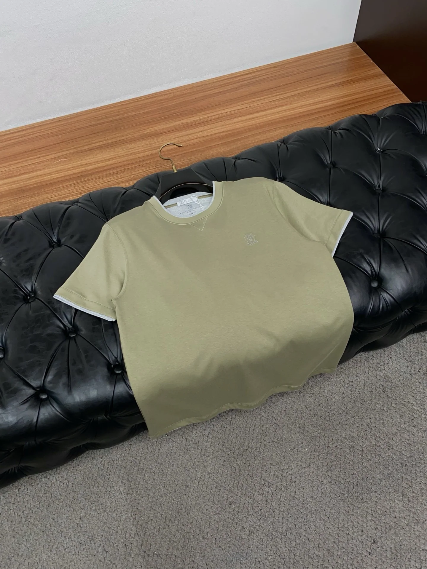 브루넬로쿠치넬리 린넨 코튼 반팔 티셔츠 상세 이미지 7
