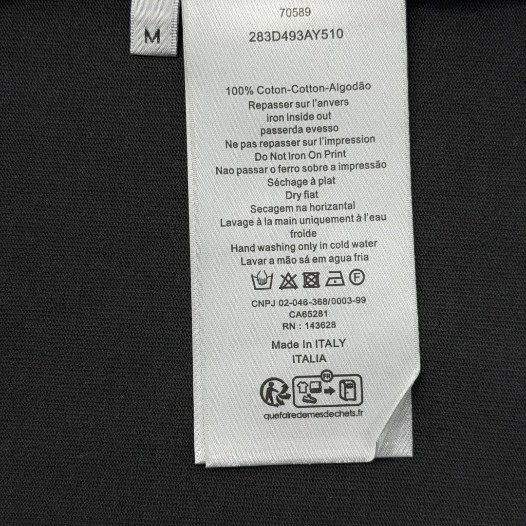 디올 자수 로고 크루넥 반팔 티셔츠 상세 이미지 9