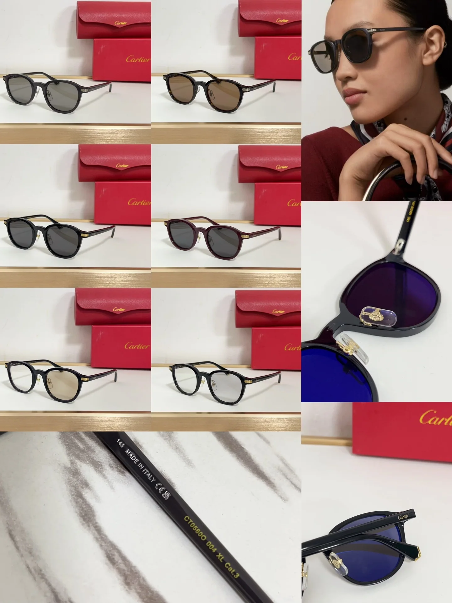 까르띠에 CT0560 O 선글라스 O 상세 이미지 1