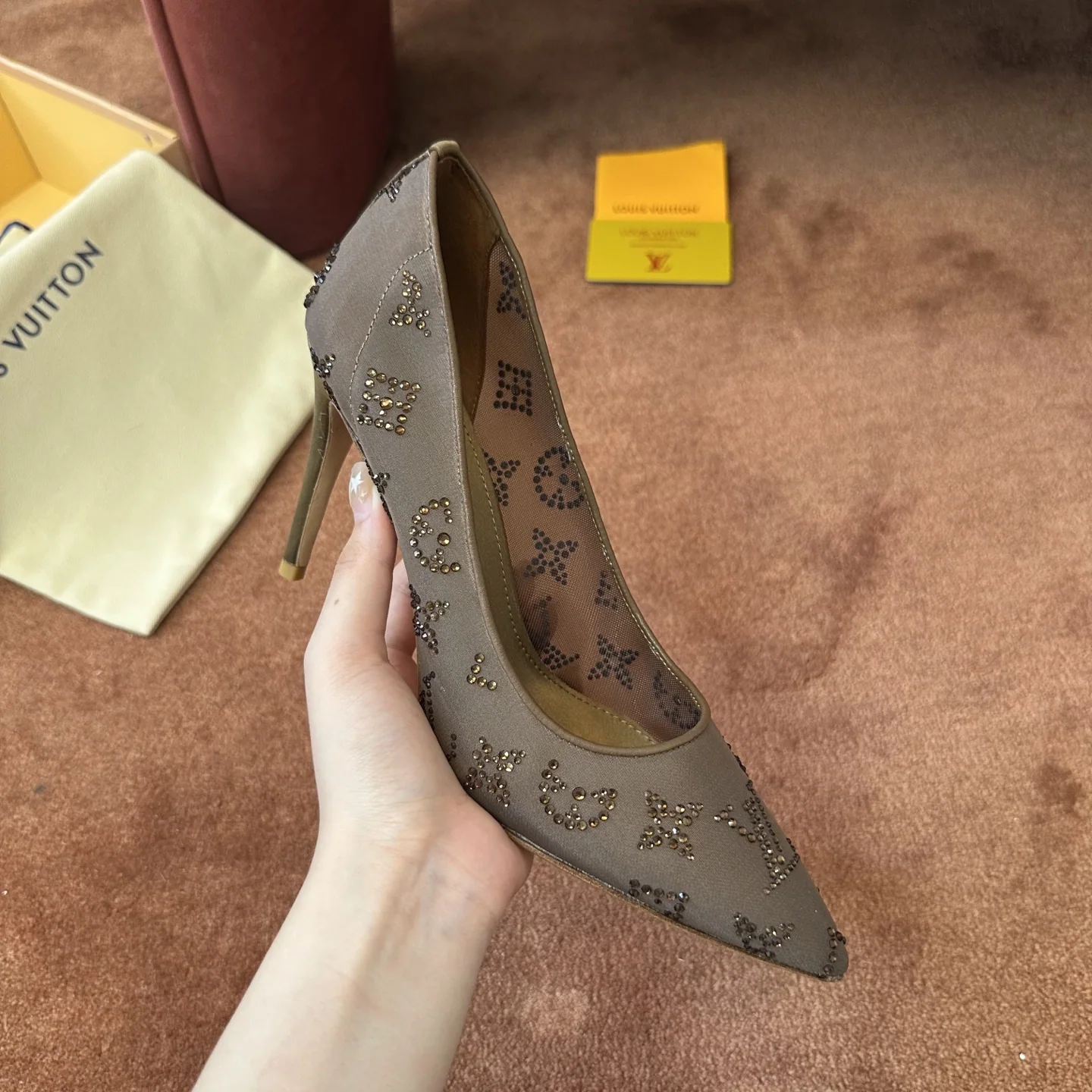루이비통 실크 어퍼 샌들 상세 이미지 3