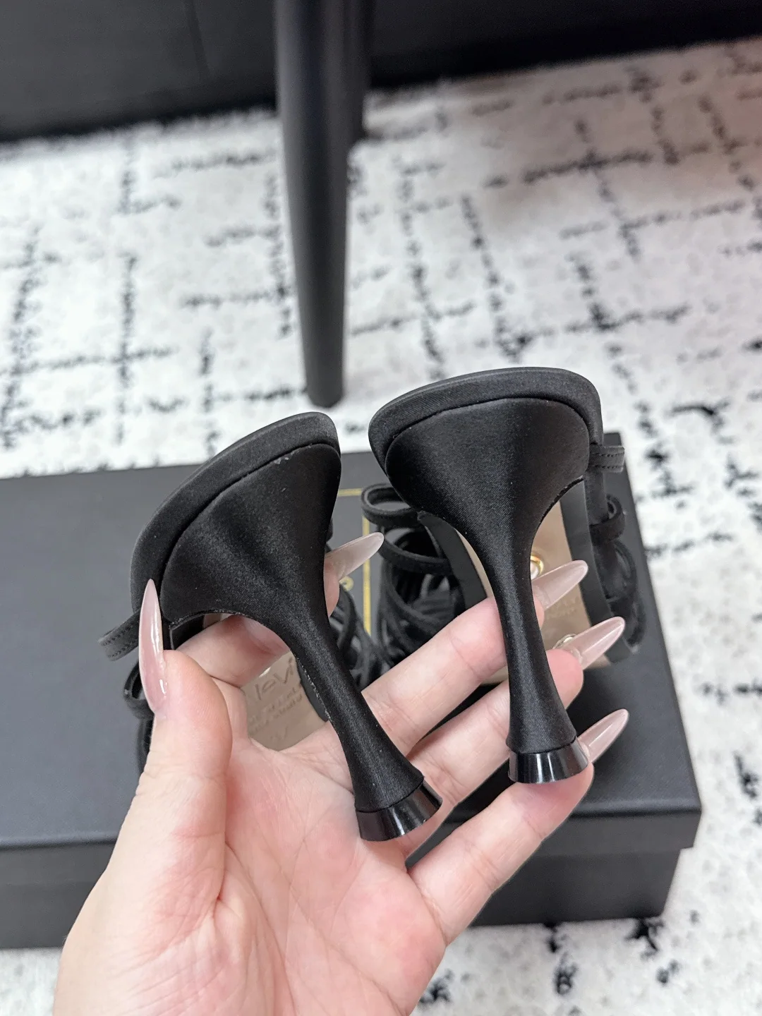 알레비 스트랩 하이힐 뮬 상세 이미지 9