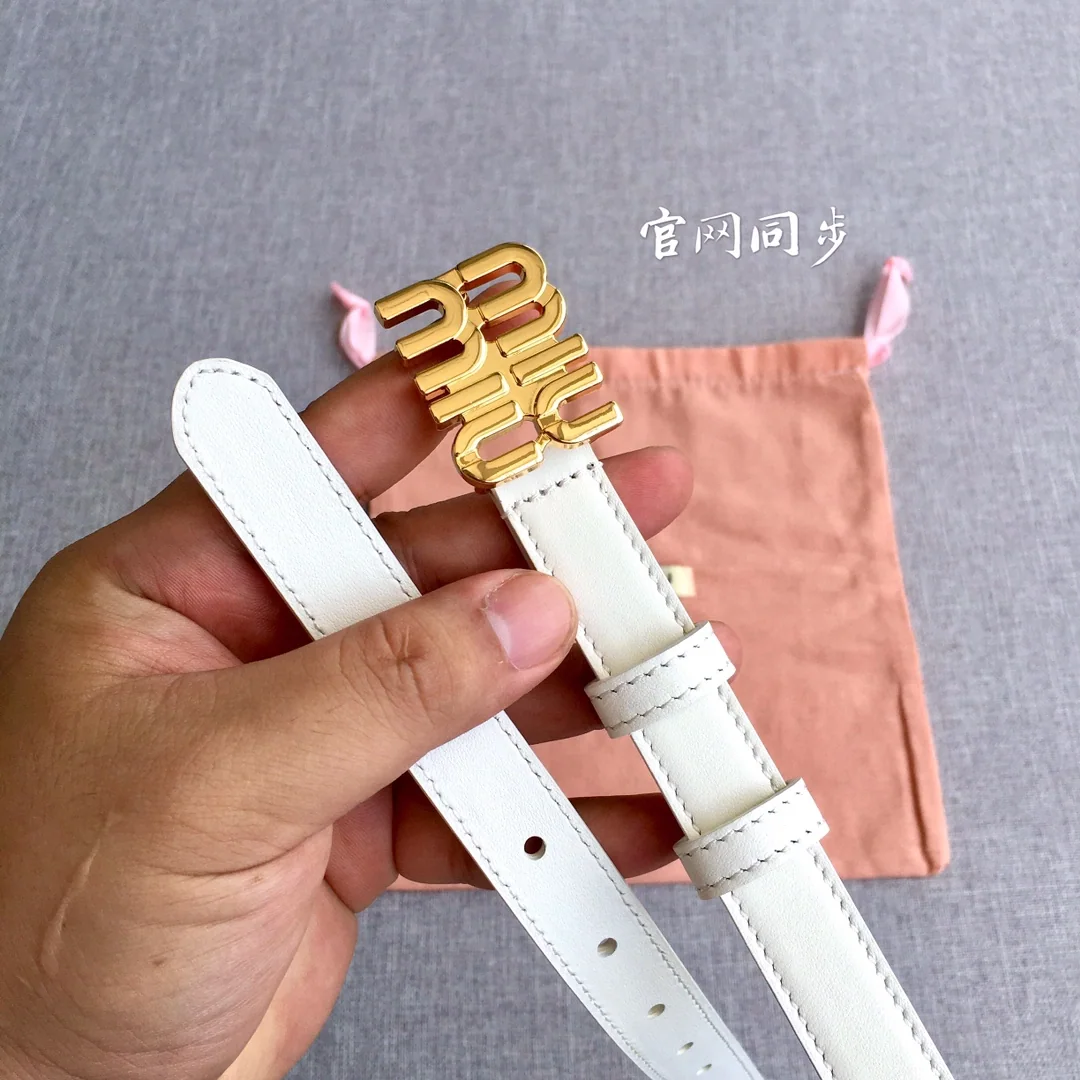 미우미우 가죽 벨트 상세 이미지 7