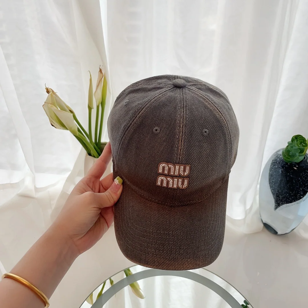 미우미우 타이다이 워시 데님 캡 상세 이미지 9