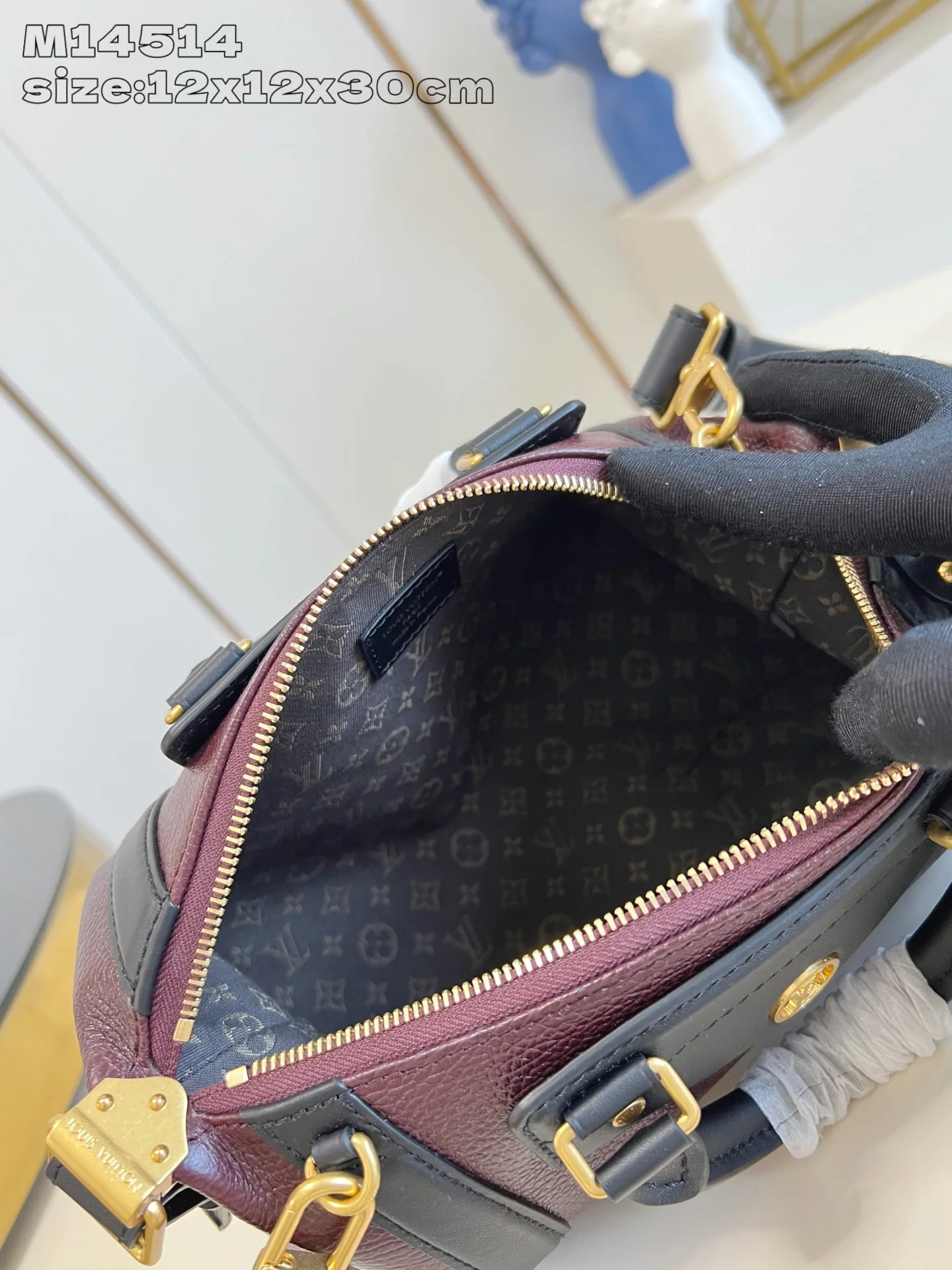 루이비통 다크 브라운 LV 바이커 스몰 핸드백 M14514 상세 이미지 8