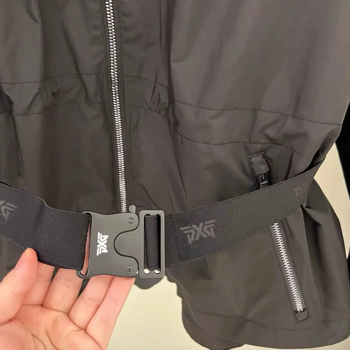 PXG 여성 슬림 허리 방풍 재킷 상세 이미지 6