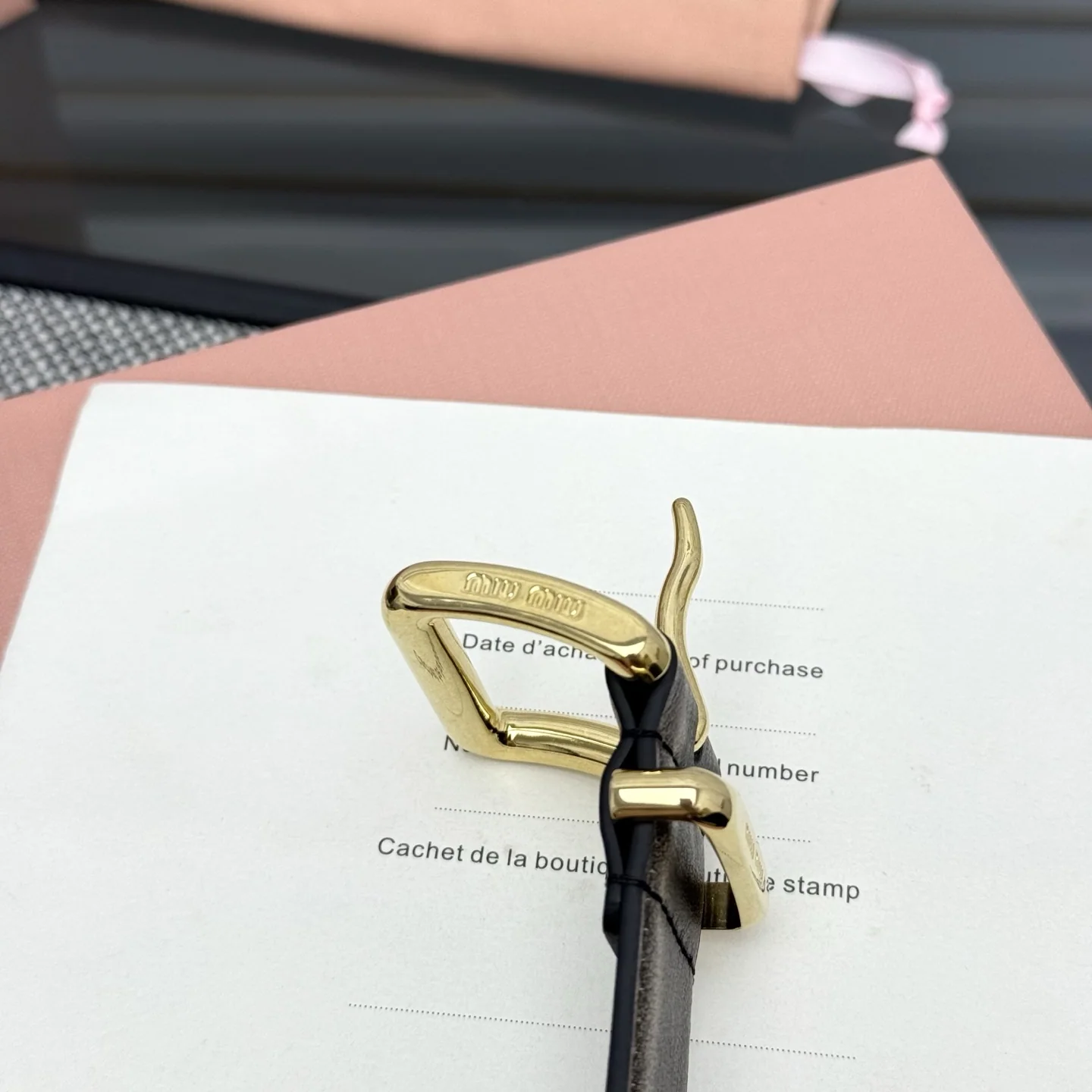 미우미우 벨트 57912 Miu Miu Belt 상세 이미지 8