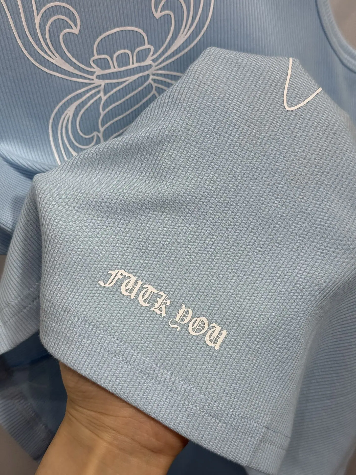 크롬하츠 여성 반팔 티셔츠 상세 이미지 3