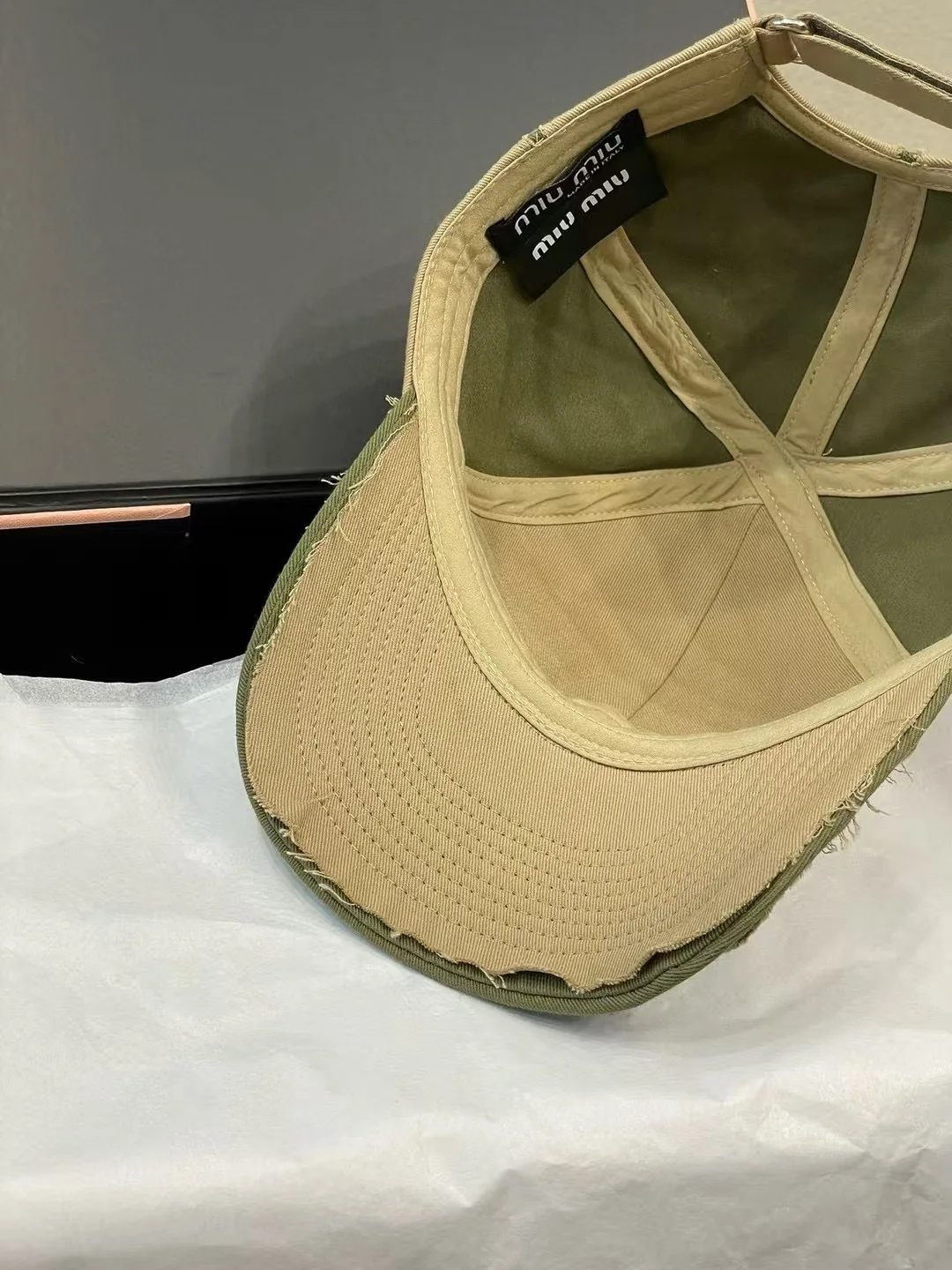 미우미우 모자 80906 Miu Miu Cap 상세 이미지 9