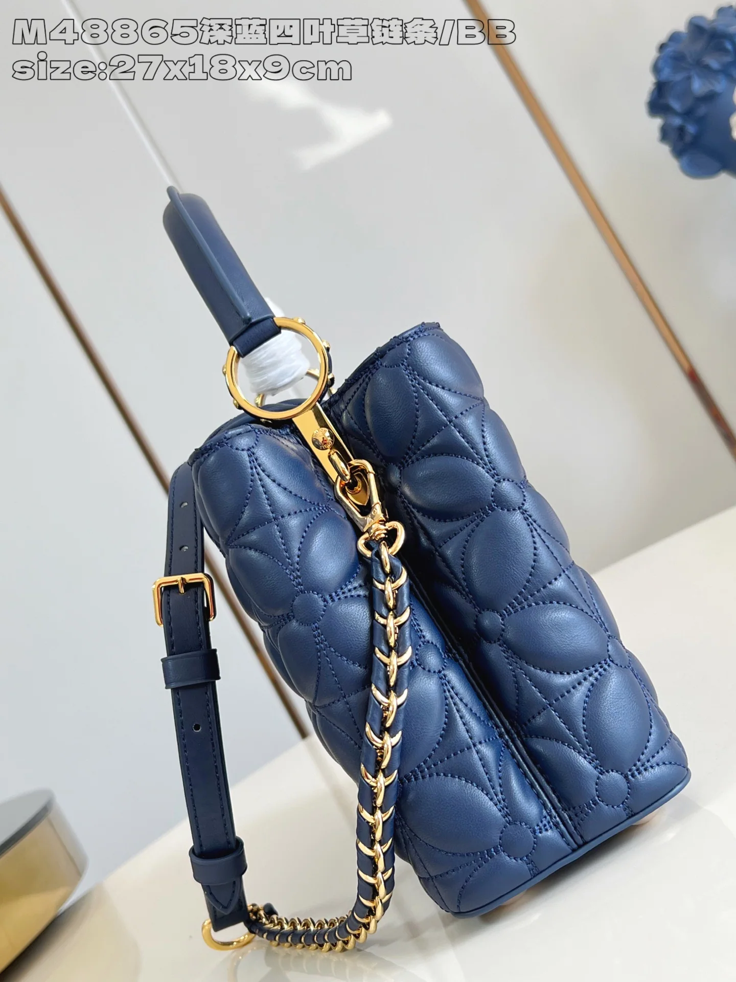 루이비통 블루 카푸신 BB 핸드백 M48865 상세 이미지 3