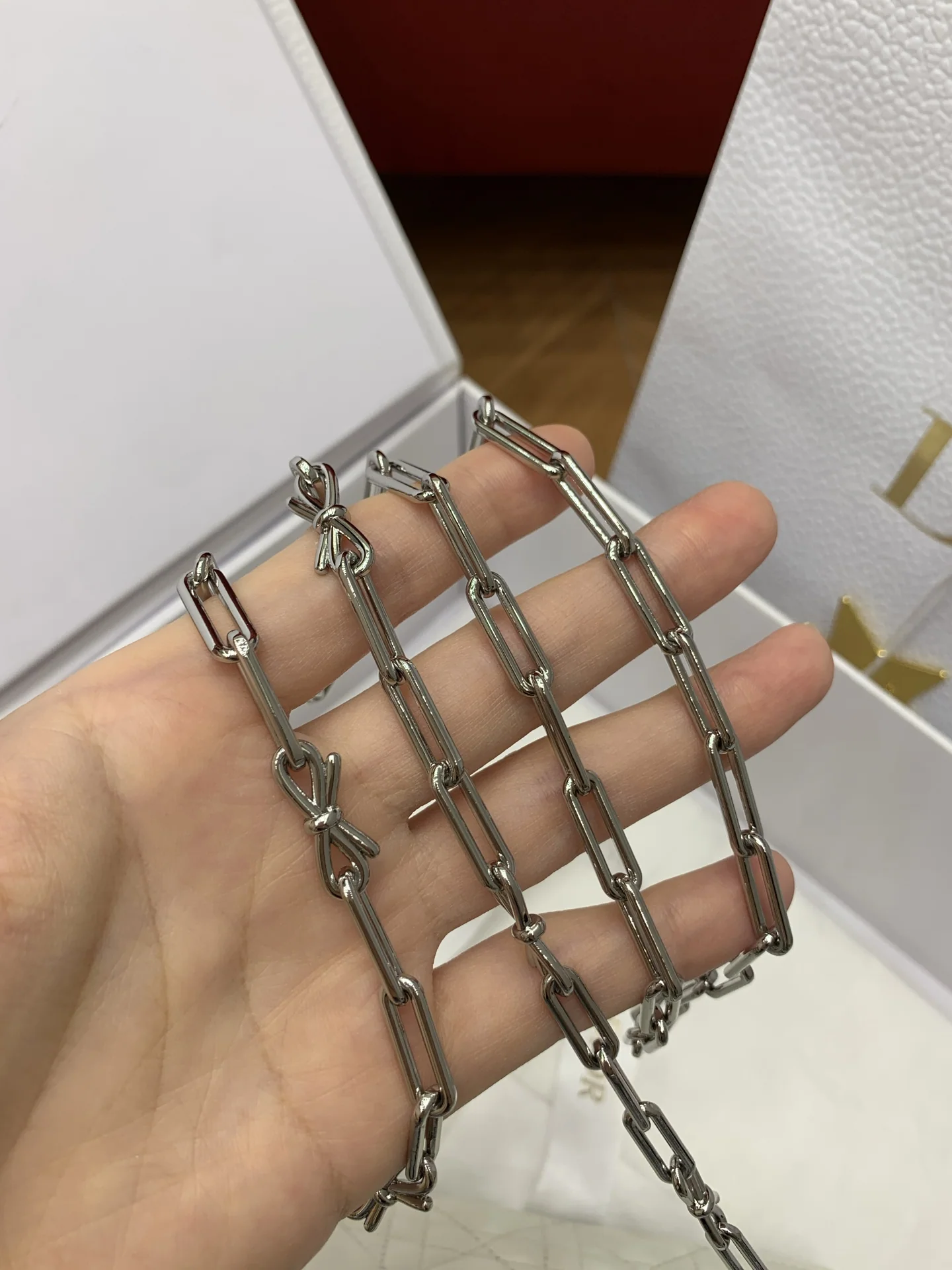 디올 오리지널 시프스킨 블루 가방 상세 이미지 5