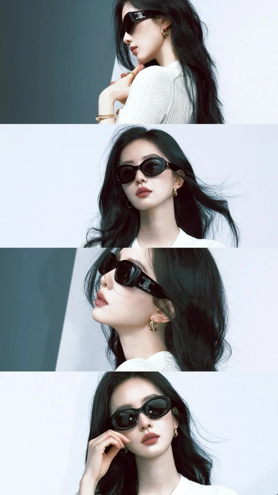 셀린느 3D 노트 개선문 큐빅 귀걸이 상세 이미지 2